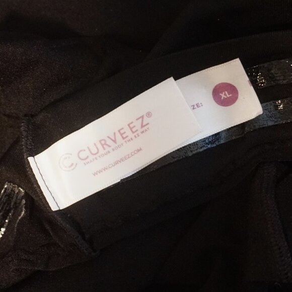 Curveez Shapermint Black Perfect Control Layering Leggings Seamless Size XL - Picture 8 of 9